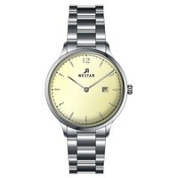 Westar - Reloj Profile Dos Tonos Acero Inoxidable Esfera Champagne Claro Cuarzo 40218Stn102 Para Mujer