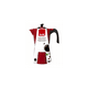 thumbnail image 4 of Cafetera Italina Express Aluminio 0,3lt Bahia Rojo Ibili, 4 of 4