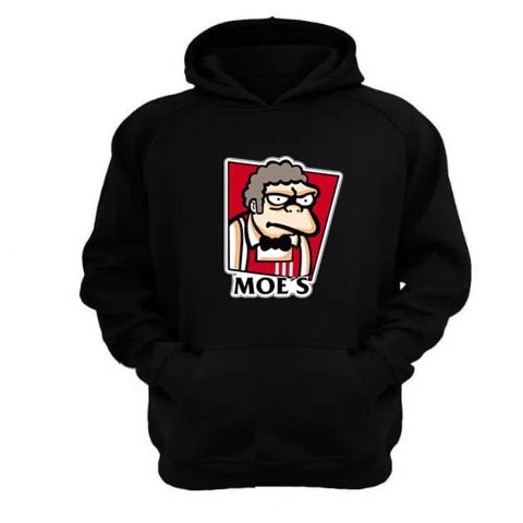 Genérico - Polerón Canguro Moes Negro Talla L Unisex