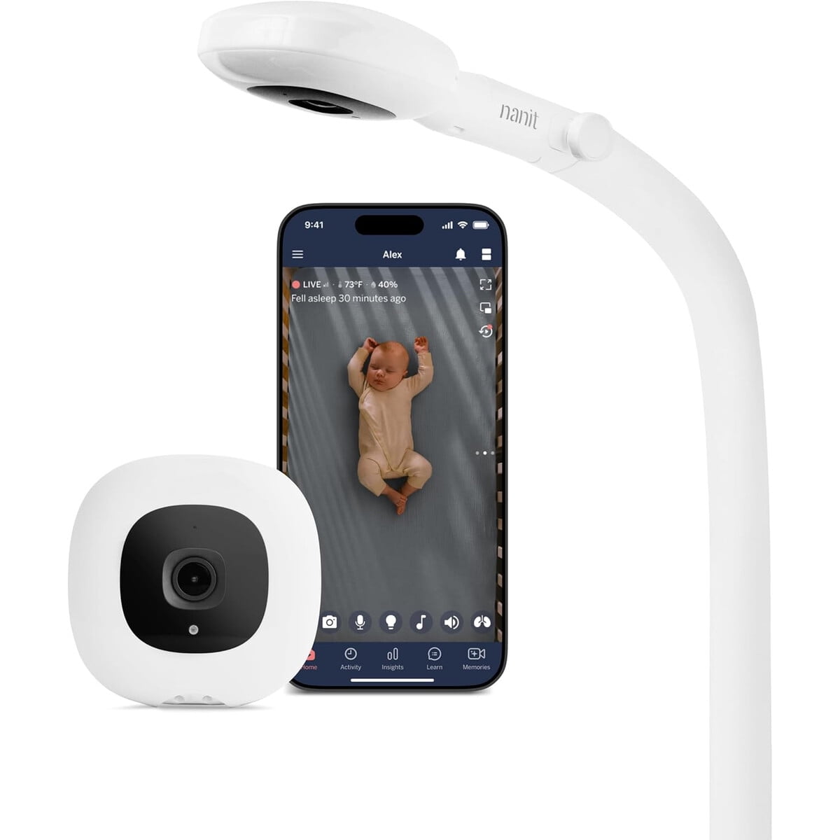 Monitor Beba Pro Camara 1080p Wifi Soporte Piso | Lider