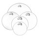 thumbnail image 1 of Set de Parches Evans g2 Clear para Batería de 22 con 5 Unidades, 1 of 2