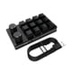 thumbnail image 3 of Mini Teclado Mecánico De 12 Teclas, Teclado Programable, Luces RGB Para Oficina, Negro, 3 of 5