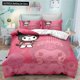 thumbnail image 1 of Cartoon Home Three Piece Set Bedroom Cute Decoration Bedding Comfortable Set Pillowcase Duvet Cover, 1 of 5