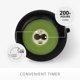 thumbnail image 5 of Vela LED sin llama Luminara Green Potion Caldron Halloween, 5 of 9