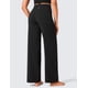 thumbnail image 2 of Pantalones de yoga CRZ YOGA Butterlift, cintura alta, pierna ancha, negros, 2 of 6