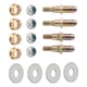 thumbnail image 2 of Juego de Bisagras de Puerta y Casquillos para Camiones, 16 Pines, 2 of 3