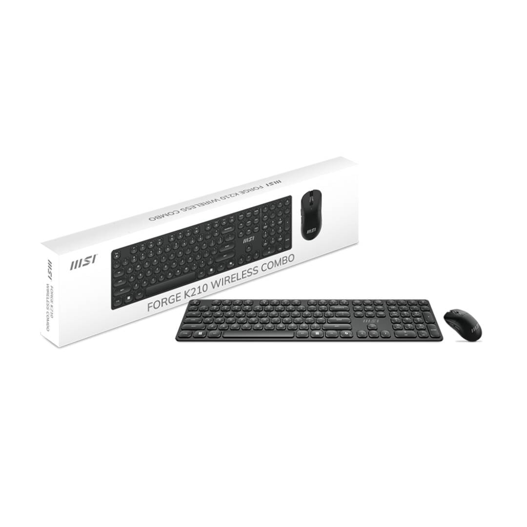 Teclado Y Mouse Inalámbrico Msi Forge K210 W Combo Ls