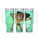 thumbnail image 1 of Super Sema Vaso aislado de acero inoxidable con asa, diseño temático, regalo para familia, amigos y fans; incluye pajita y encaja en el portavasos estándar, 40 oz, 1 of 6