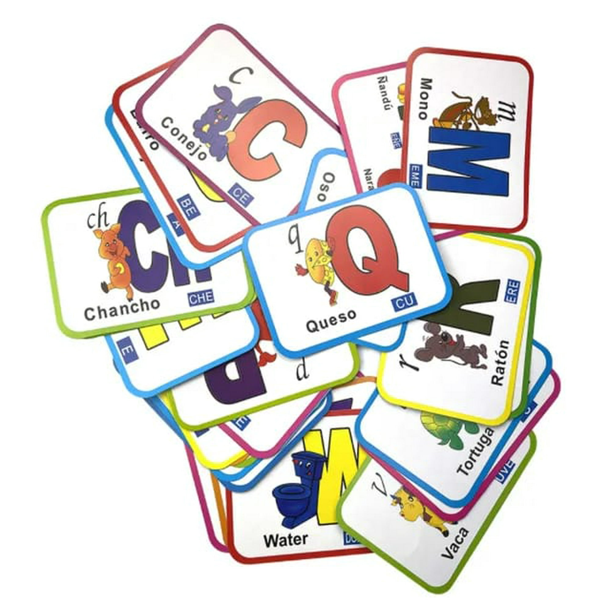 Oem - Tarjetas De Aprendizaje Abecedario Para Niños