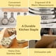 thumbnail image 4 of Set de tazas y cucharas medidoras Simply Gourmet de acero inoxidable, 4 of 8