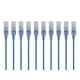 thumbnail image 2 of Cable de conexión Ethernet Monoprice Cat6A, paquete de 10, 0,9 m, azul, 2 of 7