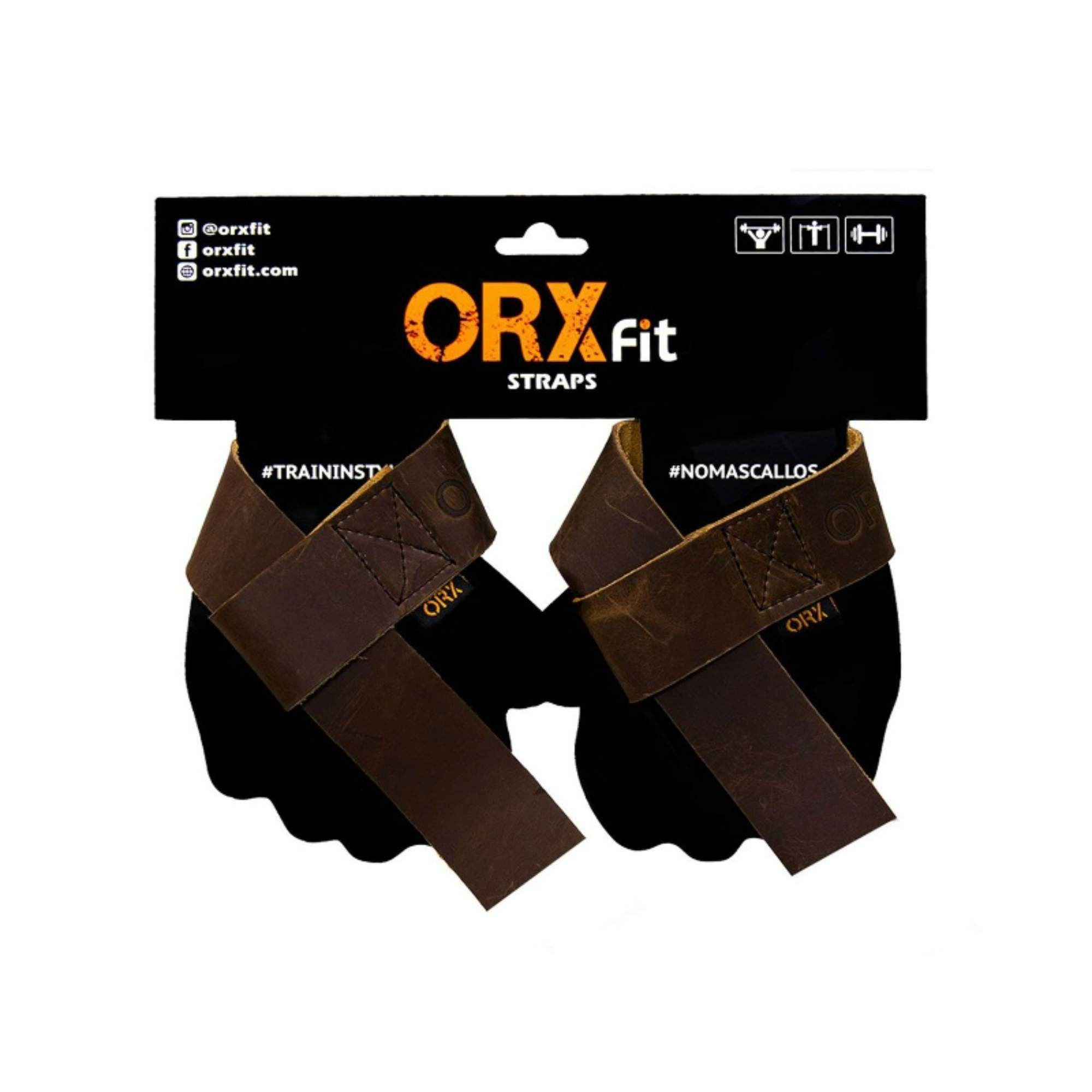 Orxfit - Straps Para Pesas Clay Café