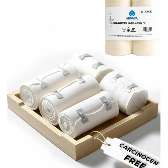 Vendaje elástico Migasa pack de 8 (8 cm y 10 cm) – compresión