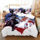 thumbnail image 1 of Sword Art Online Anime Quilt Duvet Cover Set Bedding Children Pillowcase3-Piece Bedding Set, 1 of 5