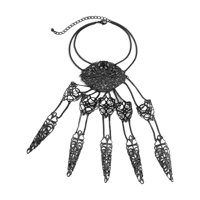 Magideal - Pulsera Exagerada Con Cinco Uñas Para Los Dedos, Mano Izquierda, Mano Izquierda, Mano Izquierda, Mano Izquierda, Mano Izquierda, Mano Izquierda, Mano Izquierda, Mano Izquierda, Mano Negro