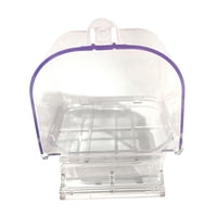 Magideal - Comedero Para Pájaros De Jaula Desordenada, Sistemas De Alimentación, Comedero Para Mascotas Corral, Mantiene Más Limpia Para Periquitos, Can