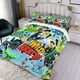 thumbnail image 3 of Kratts Salvajes Conjunto de sábanas temático, trío de piezas, cómodo y amigable con la piel, diseño único, regalo de decoración para el hogar para familiares, amigos y fans,173cm *218cm, 3 of 6