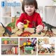 thumbnail image 3 of Juguetes de dinosaurios FRUSE Jurassic, 12 unidades, realistas, con libro de 3 a 5 años, 3 of 7
