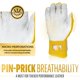 thumbnail image 2 of Guantes de bateo Franklin Sports Infinite Powerstrap amarillos, 2 of 8