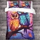 thumbnail image 3 of Juego De Funda Nórdica Con Estampado De Búho En 3d Funda Nórdica Con Estampado De Animales Y Cierre De Cremallera Para Niños Y Adolescentes De Microfibra Suave 3 Piezas, 3 of 3