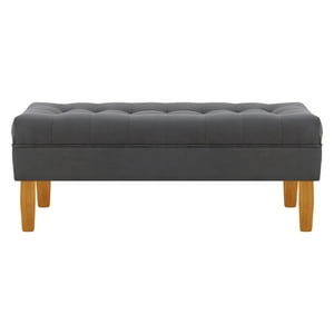 Bodevir - Banqueta Wood 2C Felpa 04 Gris