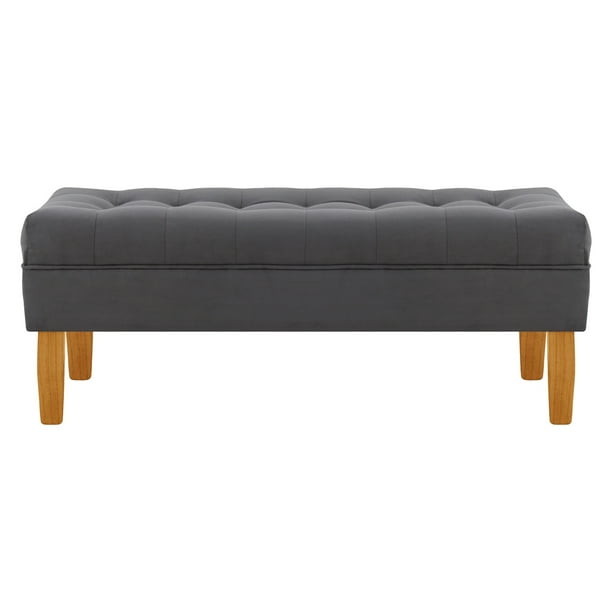 Banqueta Wood 2c Felpa 04 Gris