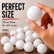 thumbnail image 2 of Pelotas de Ping Pong Liberty Imports 40 mm Paquete de 12 Blancas, 2 of 7