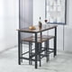 thumbnail image 2 of Pack Mesa Alta + 4 Taburetes Bar | Estilo Industrial negro, 2 of 5