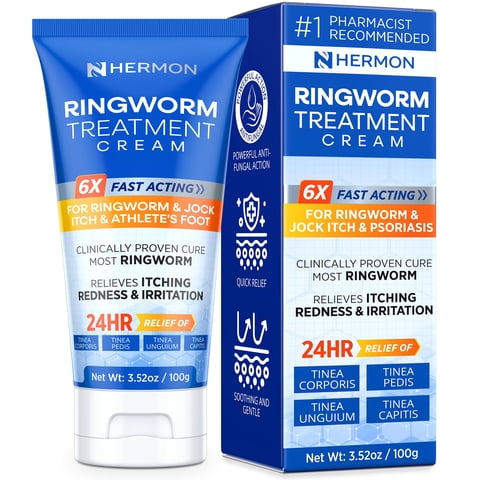 Crema Antimicótica Contra La Tiña Hermon Ayuda A Aliviar 100 Ml