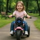 thumbnail image 5 of Moto Eléctrica Para Niños Motocicleta Clásica Luz Y Sonidos Rosada, 5 of 6
