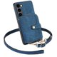 thumbnail image 5 of Funda Tipo Cartera con Correa Cruzada para Samsung Galaxy S23 Protección Contra Golpes Azul, 5 of 6