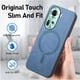 thumbnail image 5 of Magnetic Slim Case for OPPO Reno 11 5G with Camera Guard & Anti-Scratch Back Blue, 5 of 6