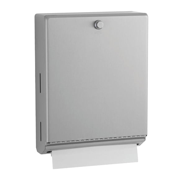 Dispensador de toallas de papel Bobrick B-2620 de acero inoxidable