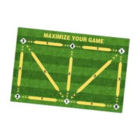 Ioensy - Alfombra De Entrenamiento De Fútbol, Tapete De Entrenamiento De Fútbol Plegable Para Uso Doméstico, Hombres Y Mujeres, 40Cm X 60Cm