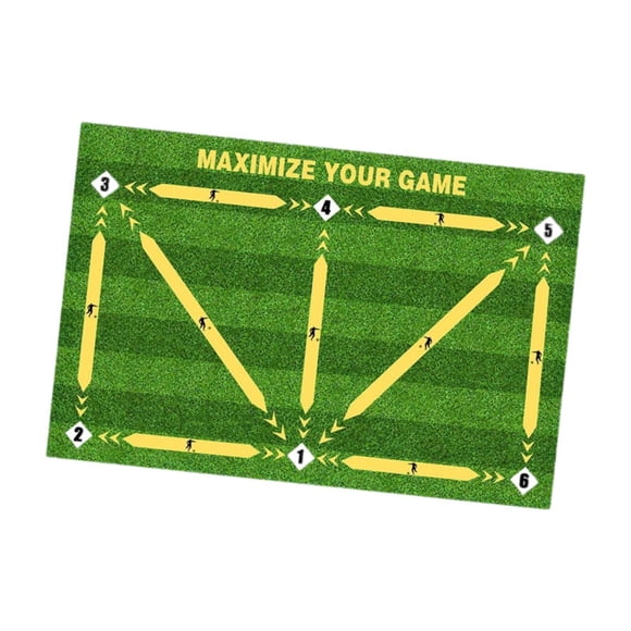 Alfombra De Entrenamiento De Fútbol, Tapete De Entrenamiento De Fútbol Plegable Para Uso Doméstico, Hombres Y Mujeres, 40cm X 60cm