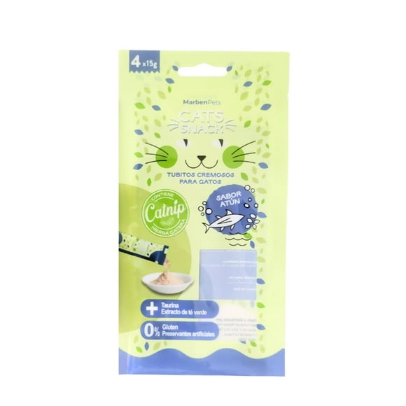 Snack Gato Cremoso Sabor Atún Bolsa, g
