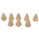 thumbnail image 2 of 5/10 Piezas En Blanco Peg De Madera Cuerpos De Muñecas Formas De Personas árbol De Navidad Pastel Toppe 6 Cm, 2 of 3