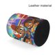 thumbnail image 4 of Súper Sema-theme Cylinder Pen Holder Pencil Organizer with Flannel Lining PVC Leather Material Cardboard Base for study work 10*8CM, 4 of 6
