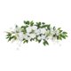 thumbnail image 3 of Floral Swag Seda Rosas Dintel Puerta Bienvenido Signo Arreglos Adornos, 3 of 5
