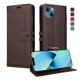 thumbnail image 1 of Premium Wallet Case for iPhone 15 Plus with Card Slots & Kickstand, Flip Cover Brown, 1 of 6