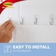 thumbnail image 4 of Ganchos de pared 3M Command, pequeños, de alambre transparente, con 10 ganchos, 4 of 9