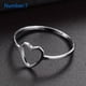 thumbnail image 1 of 1pc Heart Ring for Men - Trendy and Stylish Hollow Out Design for Daily Wear and Gift Giving - Perfect Birthday or Holiday Gift for Boyfriends, 1 of 5