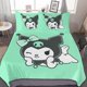 thumbnail image 1 of My Melody Kuromi Skull 3 Pieces Bedding Sets Soft Comforter Sets Decor Bedroom Gifts, 1 of 5
