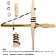 thumbnail image 4 of Bow Drill Kit Fire Starter, Primitive Wood, Survival Practice Friction Fire Tool For Scout Outdoor Activity Teaching, Outward Bound Training, For Wildness Survival Beginner, 4 of 4