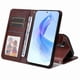 thumbnail image 4 of Funda Billetera para Honor 90 Lite con Porta Tarjetas y Soporte Ajustable Marrón, 4 of 5