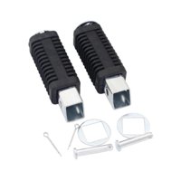 Magideal - Reposapiés Para Minibicicleta, Estables, De Metal, Fáciles De Instalar, Para Izquierda Y Derecha, Resistentes Para Repuestos De Motocicleta De 49 .