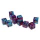 thumbnail image 3 of 10x Dados De Juego De 6 Lados Dados De 16mm Para Juegos De Mesa/ense?anza De Matemáticas Púrpura + Azul, 3 of 5