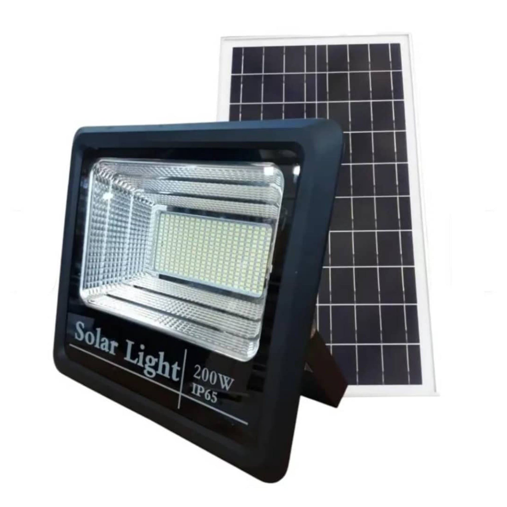 Reflector Solar 200w Lampara LED Panel Solar Control Remoto | Lider