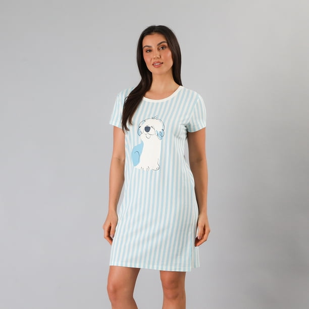 Camisola Manga Corta Flores Mujer 33862-247