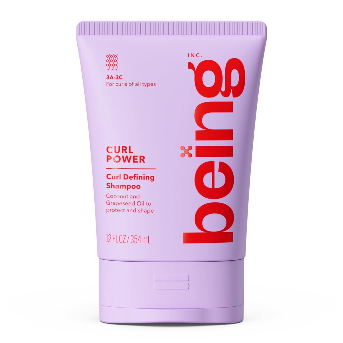 Shampoo Rizos Being Curl Power 354ml Coco Uva Sin Parabenos